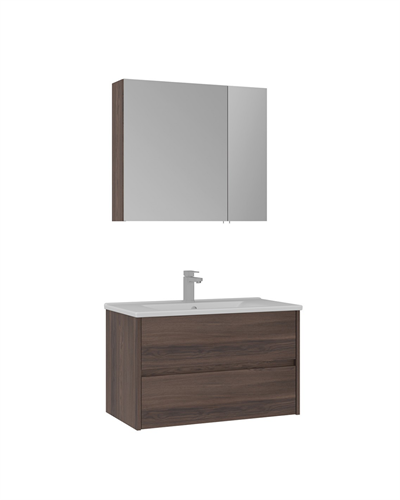Orka Side 85 CM Çekmeceli Banyo Dolabı Takım Navaro