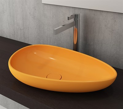 Bocchi Etna Çanak Lavabo Mandalina Sarısı 58 cm 1114-021-0125