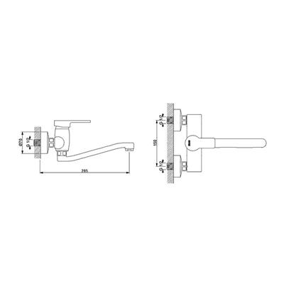 NEWARC DOMİNO APLİKE EVYE BATARYASI