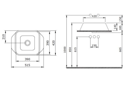 Bocchi Firenze  Çanak Lavabo Mat Buz Mavisi 1005-029-0125