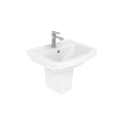 KY055 Key Köşeli Lavabo Key Yarım Ayak 45x55 cm