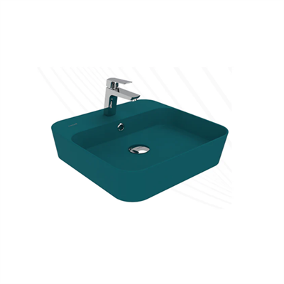 Creavit LP046-00MT00E-0000 Loop Kare Çanak Lavabo - Mint