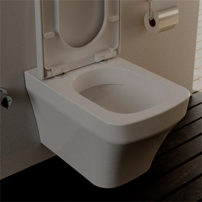 CREAVİT SO321 SOLO KANALSIZ RIM-OFF ASMA KLOZET VE KAPAĞI