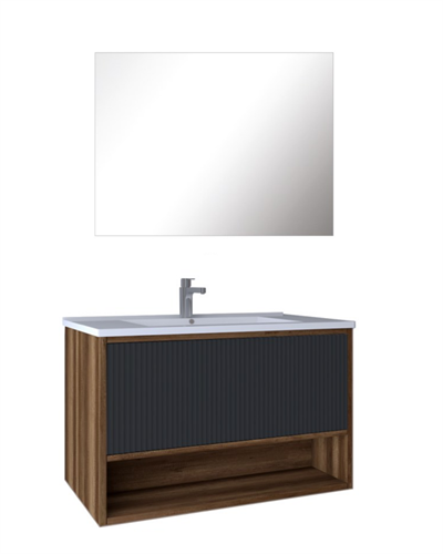 Kobos Elegant Banyo Mobilyası Takımı Tek Çekmeceli