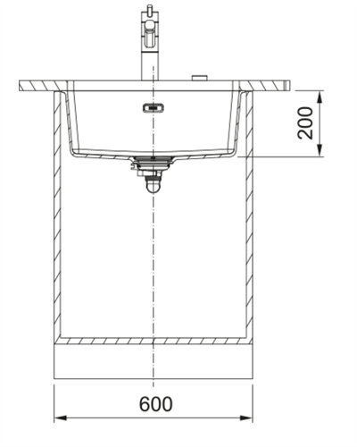 Franke Maris MRG 110-52 Granit Evye Nero