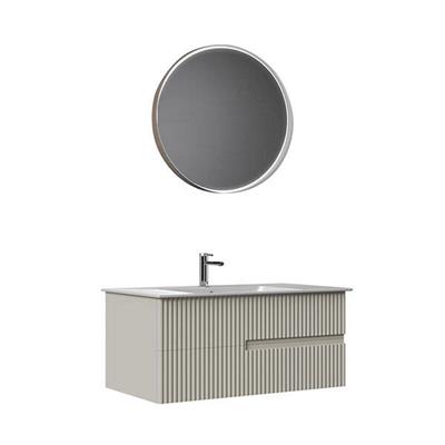 Orka Moonlight 90 CM Banyo Dolabı Takım Mat Vizon