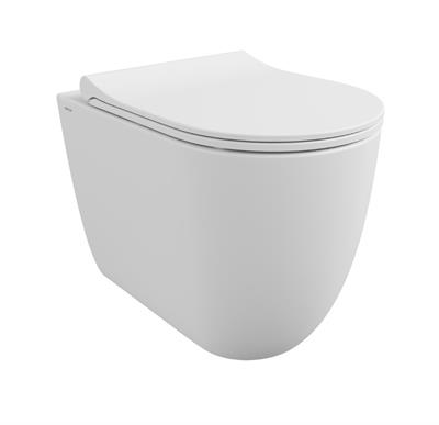 Bocchi 1528-002-0128 Venezia Rimless Tek Klozet ve Kapağı Mat Beyaz