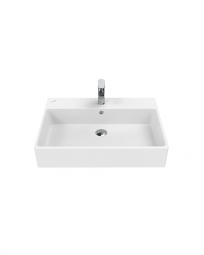 Creavit Next Tezgah Üzeri Kare Lavabo 70 cm NX270