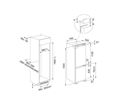 FRANKE Ankastre Buzdolabı FCB 360 TNF NE D 118.0722.594