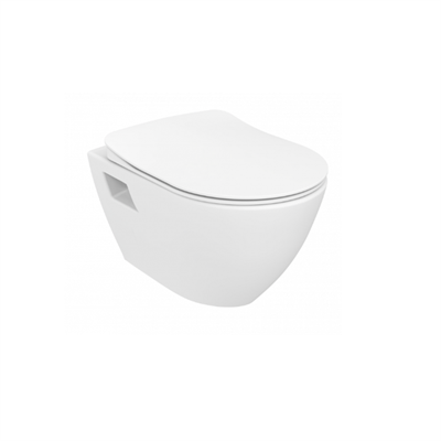 Creavit TP329 Terra Rim-Off Kanalsız Asma Klozet ve Yavaş Kapanan Kapak