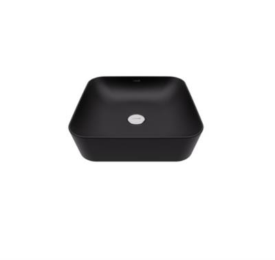 Creavit UL040 Ultra Kare Çanak Lavabo 40 cm Mat Siyah