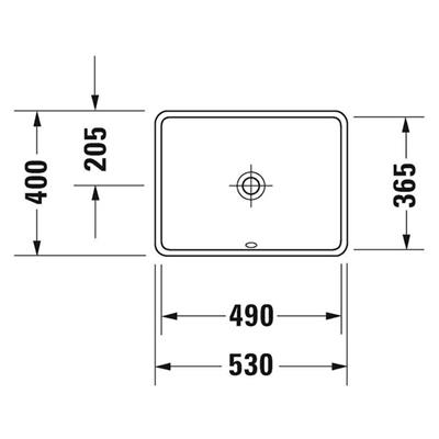 Duravit Tezgah Altı Lavabo Strack 3 49 cm