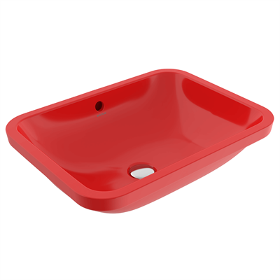 BOCCHİ Scala Tezgahaltı Lavabo 55 cm Kırmızı 1006-019-0125