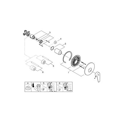 Grohe 29078001 BauEdge Tek kumandalı set duş