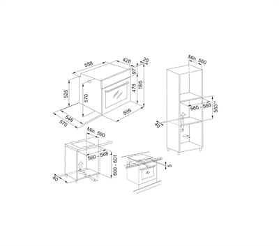 FRANKE Maris FMA 86 H SG Slate Grey Fırın 116.0738.937
