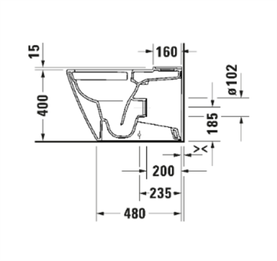 Duravit 2002390075 D-Neo Takım Klozet Seti