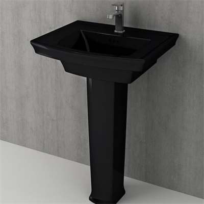 Bocchi Lavita Lavabo 60 cm Mat Siyah