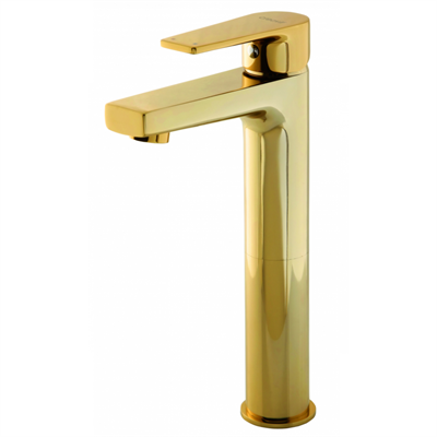 CREAVİT SHARP UZUN LAVABO BATARYASI ALTIN SR6500G