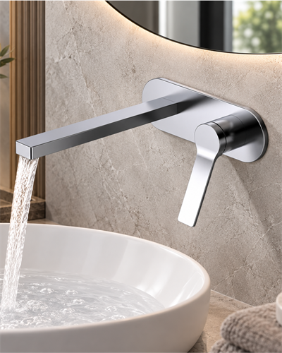 Creavit Ritmo Ankastre Lavabo Armatürü Krom RT1400