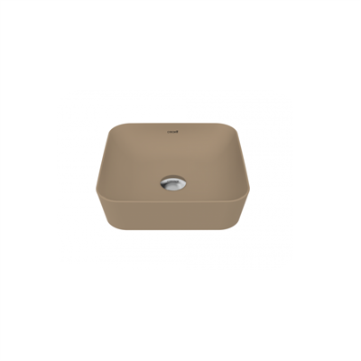 Creavit UL040 Tezgah Üstü 40 cm Cappicino Ultra Çanak Lavabo