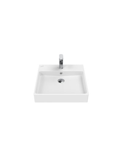 Creavit Next 50x50 cm Setüstü Düz Kare Lavabo NX255