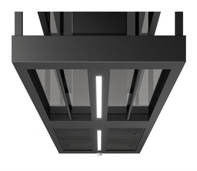 FRANKE 325.0678.073 T-Shelf Mat Siyah Raflı Davlumbaz