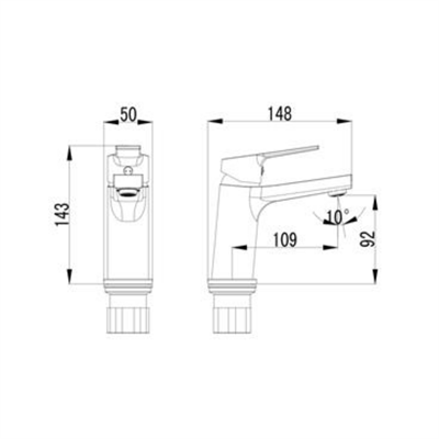 Creavit Ln1500 Luna Lavabo Bataryası