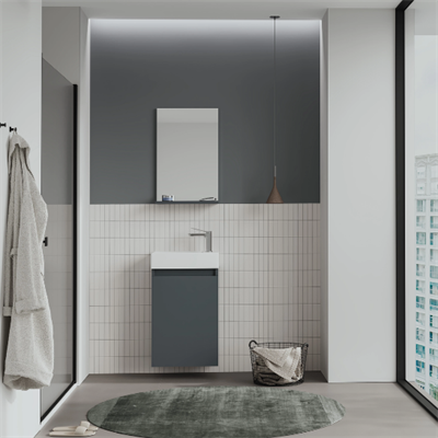 Orka Conza 45 CM Banyo Dolabı Takımı Antrasit