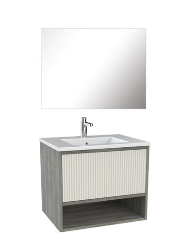 Kobos Elegant Banyo Mobilyası Takımı Tek Çekmeceli