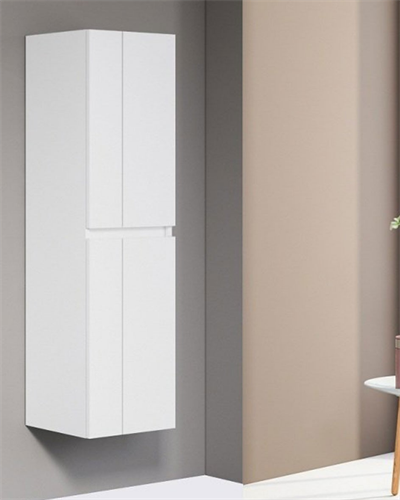 Orka Likya 40 CM Banyo Boy Dolabı Mat Beyaz