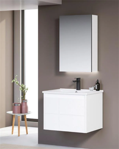 Orka Likya 65 CM Banyo Dolabı Takımı Mat Beyaz