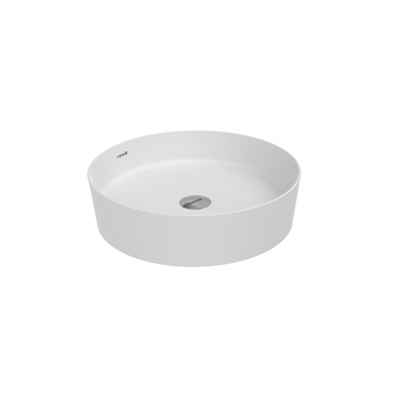 Creavit LP145.00MB Loop Yuvarlak Çanak Lavabo Ø45 cm Mat Beyaz