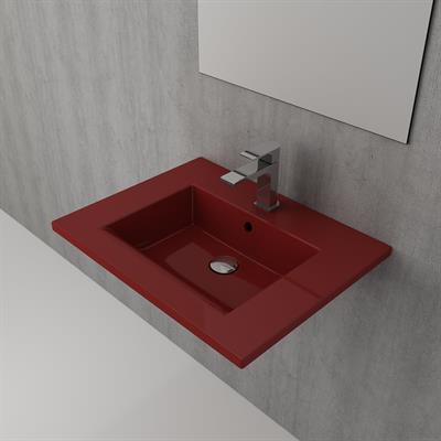 Bocchi 1161-019-0126 Milano Etajerli Lavabo 60 cm Kırmızı