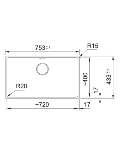 FRANKE Maris MRG 210/110-72 Granit Oyster Evye