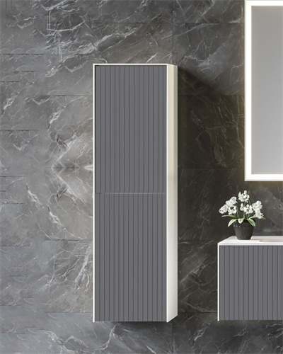 Orka Cube 40 CM Boy Dolabı Mat Gri