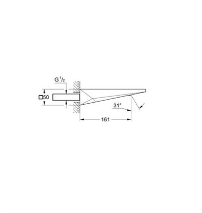 Grohe 13299000 Allure Brilliant Çıkış Ucu Krom