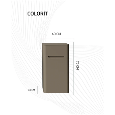 Creavit CO2075.00 Colorit Boy Dolabı 40x75 cm Ocean