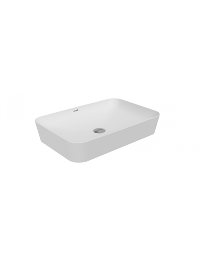 Creavit Ultra Tezgah Üstü 40X60 cm Mat Beyaz Lavabo UL060-00MB
