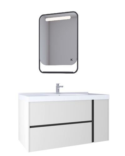 Kobos Linear Banyo Mobilyası Takımı Çekmeceli