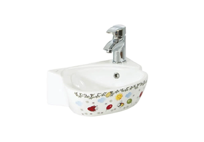 Creavit CK035-FF00 Çocuk Lavabosu Desenli 38 cm
