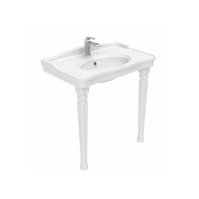 Creavit An080+kl270 Antik Lavabo Ayak 50x80 Cm Beyaz