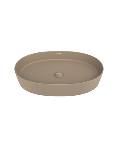 Creavit Loop Oval Çanak Lavabo 40x60 cm Mat Cappuccino LP160-00CM
