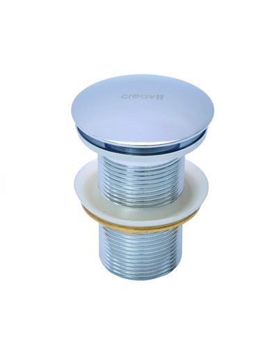 Creavit Lavabo Sifon Başlığı Pop-up Taşmasız