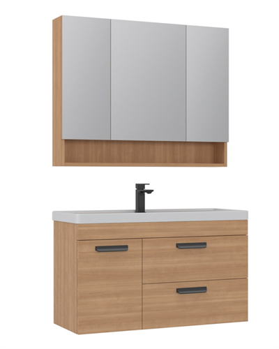 Orka Nova 100 CM Banyo Dolabı Takım Morgana Kiraz