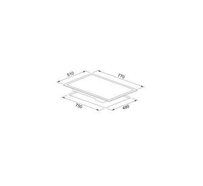FRANKE FRSM 704 C TOD BK Black Glass Elektrikli Cam Ocak 108.0669.471
