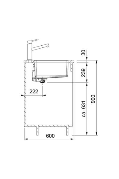 Franke Maris Mrx 110-55 Paslanmaz Çelik Evye