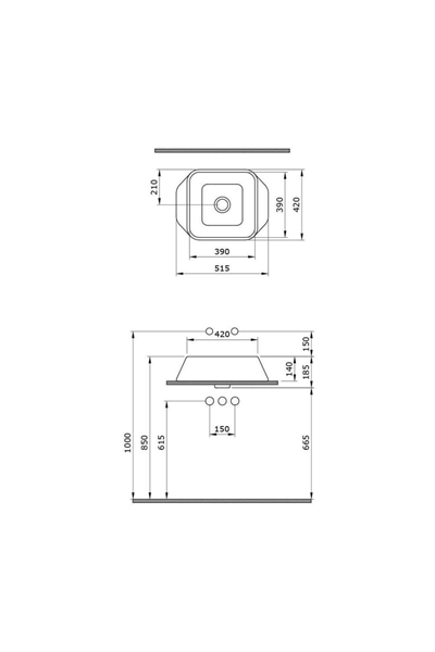 Firenze Çanak Lavabo Mat Yeşil 1005-027-0125