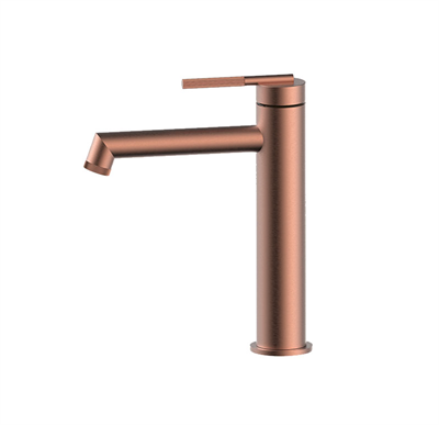 Newarc 985521S Opera Çanak Tipi Lavabo Bataryası Mat Bakır