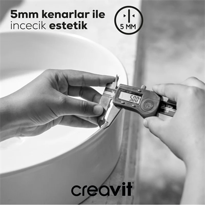 Creavit LP146 Loop Yuvarlak Çanak Lavabo Ø45 cm