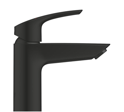 GROHE Eurosmart Tek Kumandalı Lavabo Bataryası M-Boyut Mat Siyah 233242433